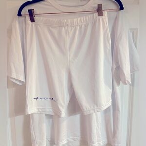 “NEW” SHEIN White Two-Piece Set